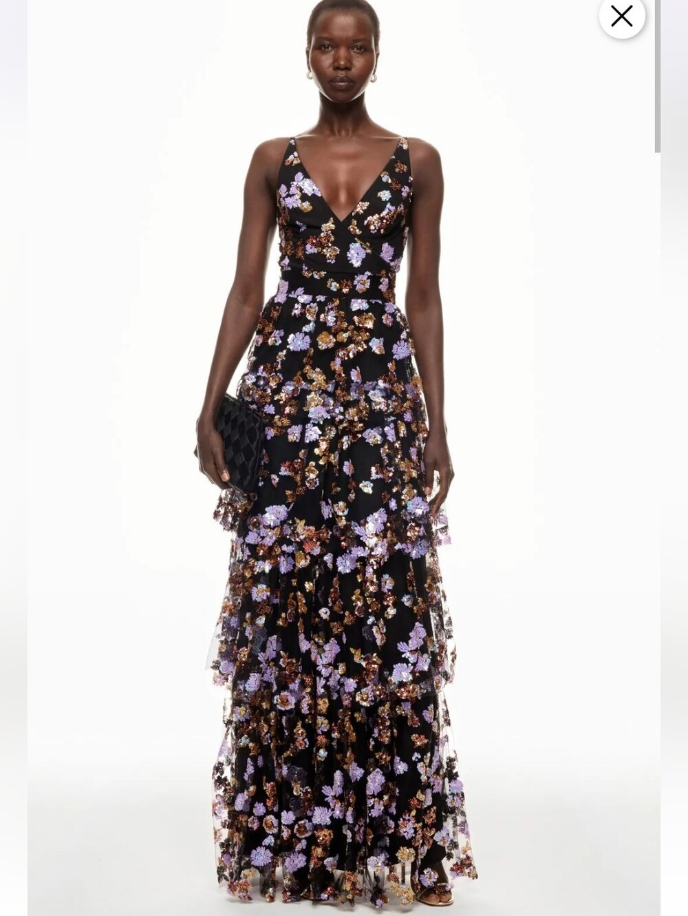 DRESS THE POPULATION LORAIN GOWN SIZE XS MSRP $698